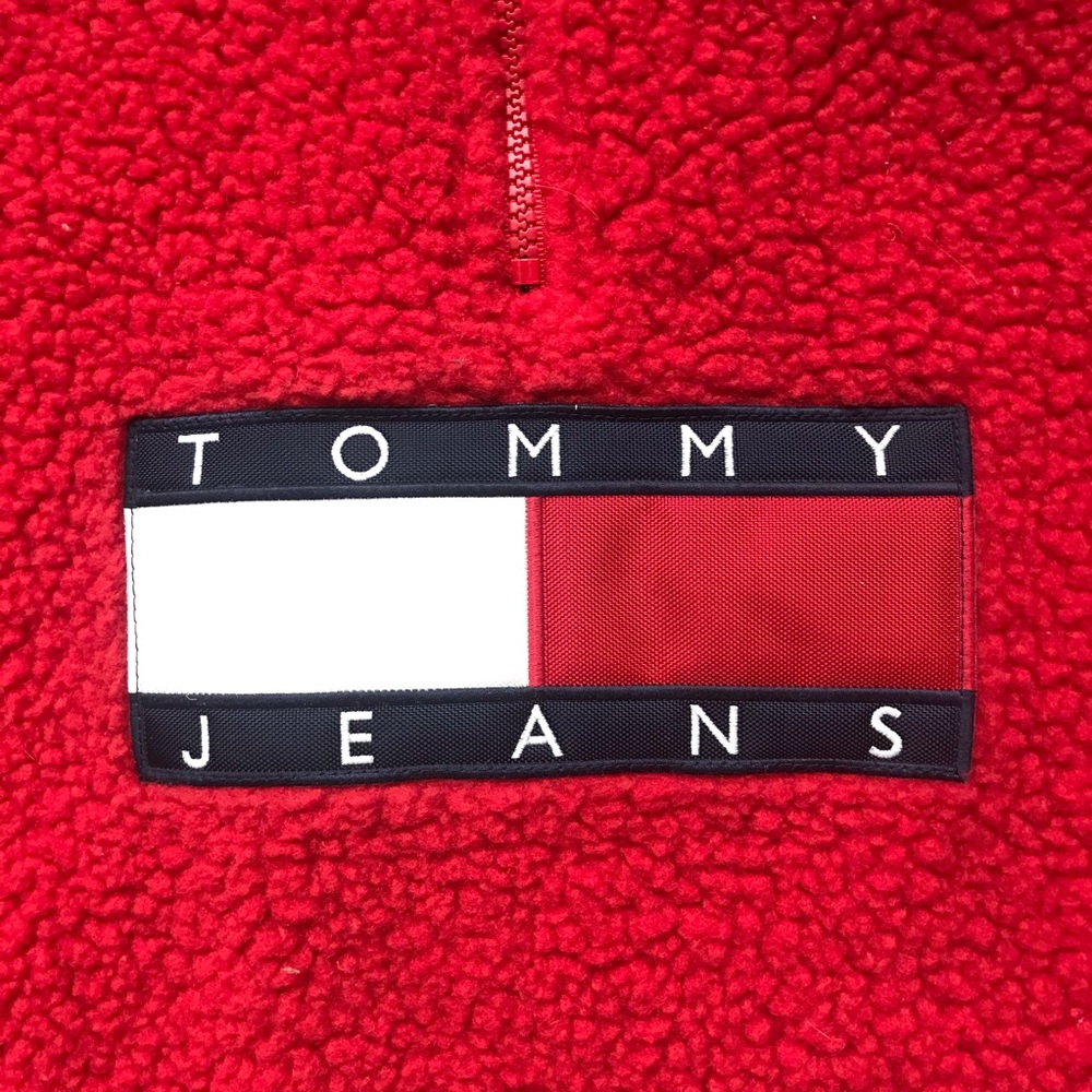Tommy Hilfiger Sherpa cropped sweater size L - Picture 6 of 6